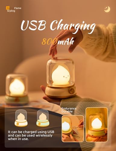 WANIDEA Night Light, Cute Night Light for Kids 2 Pack (Yellow and Green) - Image 7