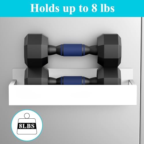 HuggieGems 2 Pack Magnetic Spice Storage Rack Organizer for Refrigerator and Oven, White Fridge Organizers and Storage - Image 4
