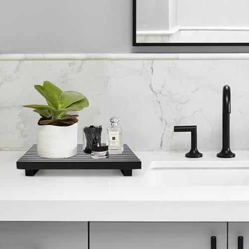 Wood Riser Display Stand for Bathroom Organizer Tray Kitchen Counter Decor - Image 6