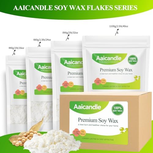 Aaicandle Soy Wax Flakes for Candle Making 5 lb, 100% Soy Wax - Image 6