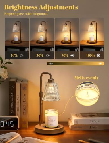 Candle Warmer Lamp with Timer, Birthday Gifts for Women, Cozy Room Decor - Image 2