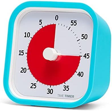 TIME TIMER 60 Minute MOD Education Edition ⁠— Visual Timer with Desktop Software for Kids Classroom Learning, Teachers Desk Clock, Study Tool and Office Meetings with Silent Operation (Sky Blue) by TimeTimer