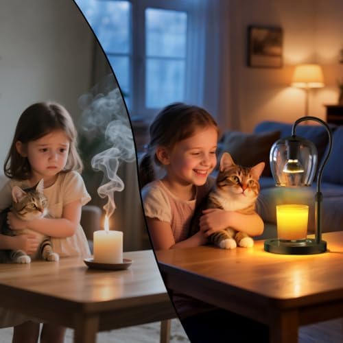 Goblet-Style Candle Warmer Lamp with Timer & 4-Level Dimmer - Image 4