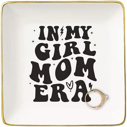 New Mom Club-Gender Reveal Gift-New Mom Gift-Baby Gift Shower for Mom-New Baby Gifts-Baby Announcement Gift-Christmas Gift-Ceramic Jewelry Tray Trinket Holder Ring Dish by NZY