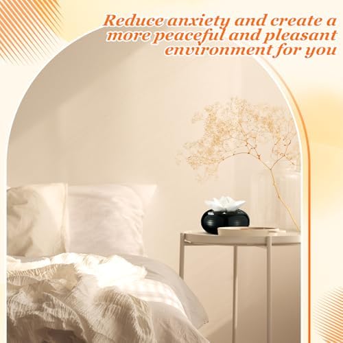 Honeydak 1 Pcs Ceramic Essential Oil Diffuser, Non Electric,White Lotus - Image 6