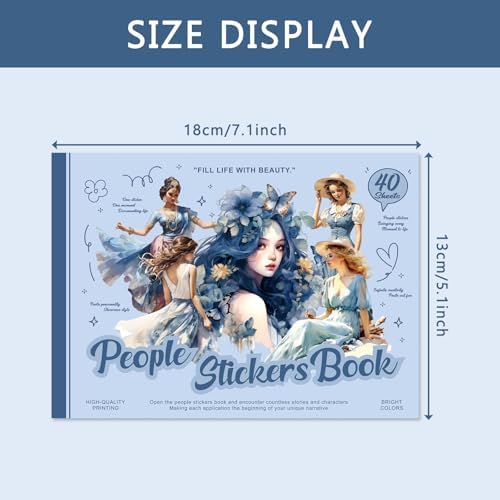 People Stickers Book for Adults - Journaling Supplies Kit for Junk Journal Scrapbooking Planners Collage Art Crafts - Image 4