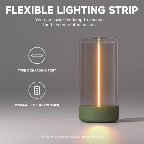 AUGE LIGHT Mini Minimalist Table Lamp, Cordless Lamp, Rechargeable Lamp - Image 2