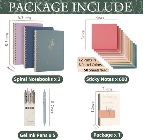 Cute Spiral Notebook Set For Women, Bible Journal Set - Image 2