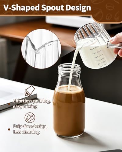 2Pcs 6oz Espresso Cups, V-Spout Espresso Shot Cups, Espresso Accessories - Image 5