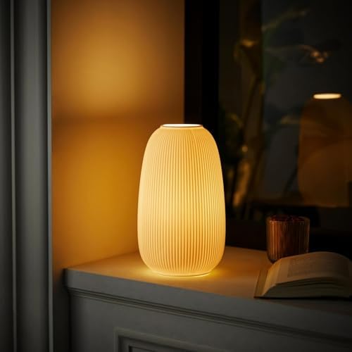 RONDURE Modern Ceramic Decorative Table Lamp Living Room Bedroom Bedside - Image 2