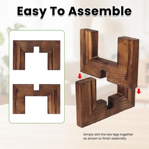 Vigordream Plant Stand, Wood Plant Holder - Image 5