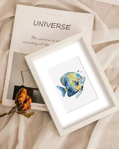 PeakLuv Small Diamond Art Kits Fishes Mini Diamond Painting Kits for Adults - Image 5