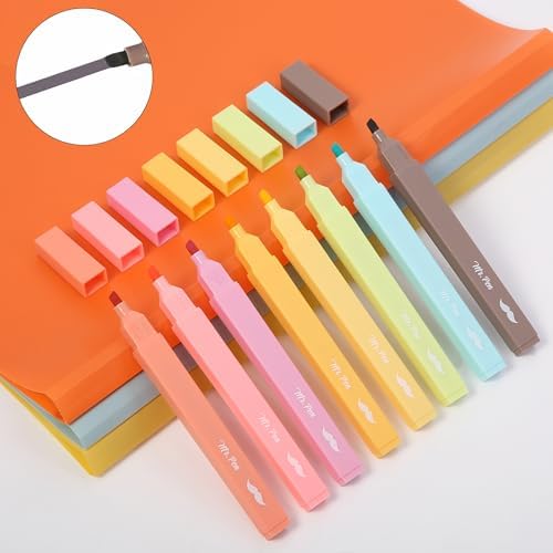 Mr. Pen- Aesthetic Highlighters No Bleed, 8 Pack, Assorted Colors | Chisel Tip, Cute Highlighters Assorted Colors for Journaling, Highlighting, Underlining, Fast Dry, Back to School Supplies - Image 6