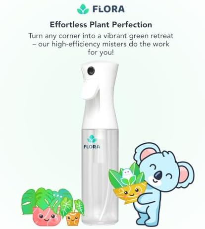 Flora Plant Mister Spray Bottle, Fine Mist for Indoor Plants (2 Pack) - Image 4