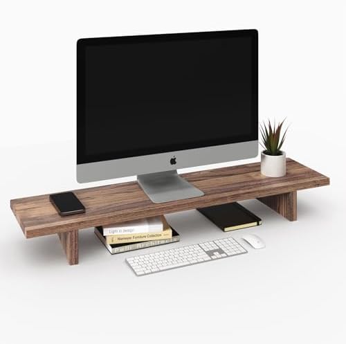 Desky Monitor Stand - Natural Walnut - Image 2