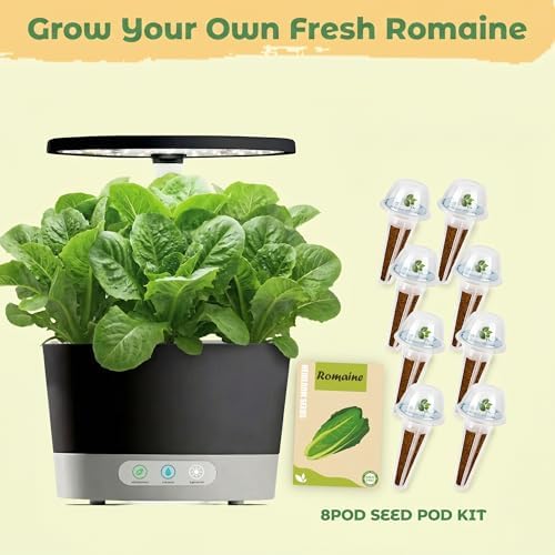 8-Pod Romaine Seed Pod Kit for Aerogarden, Includes Lettuce Seeds, Universal Hydroponic Pods Indoor Gardening Supplies (8-Pod) - Image 3