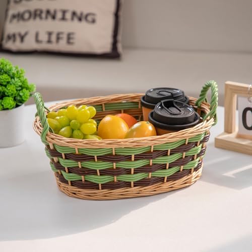 Kingwillow Oval Wicker Basket With Handle (Large Size) - Image 3
