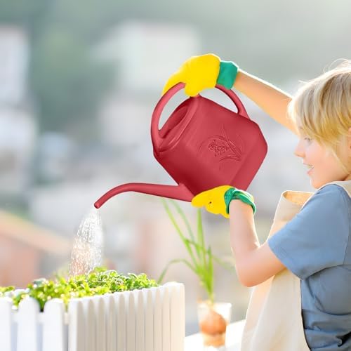 Plant Watering Can - 1/2 Gallon - Wine Red - Image 7