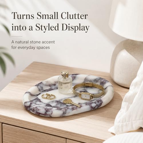 Small Marble Vanity Tray for Jewelry and Perfume - Image 2