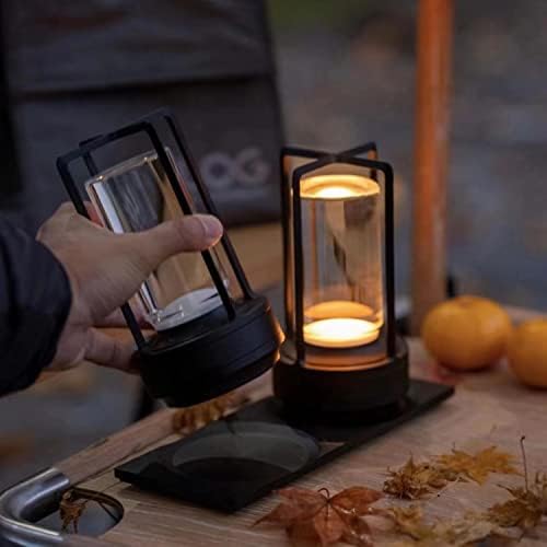 Rechargeable Cordless Small Metal Table Lamp, Stepless Dimming, 3-Color - Image 4