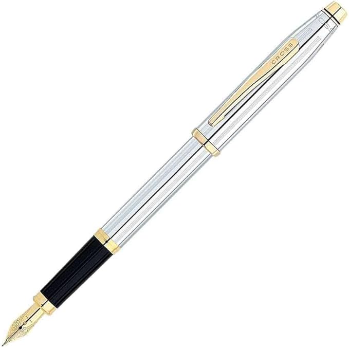Cross Century II Refillable Rollerball Pen Presented in a Luxury Gift Box - Medium Point, Black Ink, Medalist
