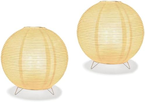 YY YEARCHY Rice Paper Table Lamp 9.8-inch Tall by YYYEARCHY