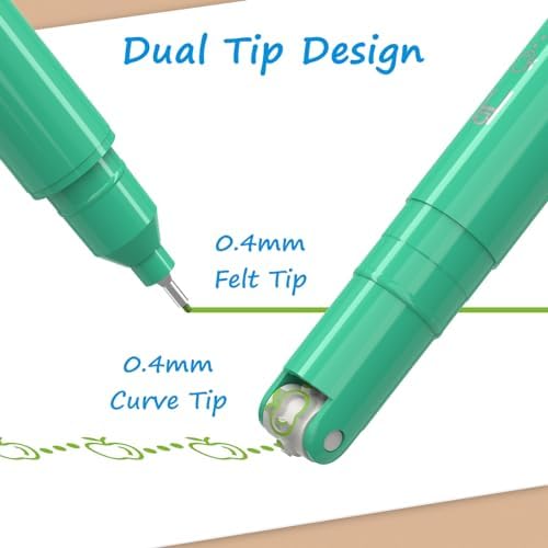 AECHY Dual Tip Curve Highlighter Pens, 18 Patterns, 18 Colors, 18 Pack - Image 2