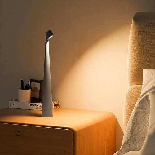 HAPYGI Cordless Rechargeable Reading Metal Table Lamp, 3-Level Brightness - Image 3