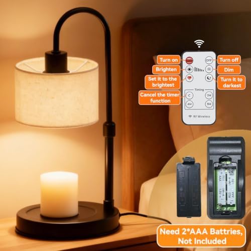Cosy Life Dimmable Candle Warmer Lamp with Remote Control & Timer - Image 2