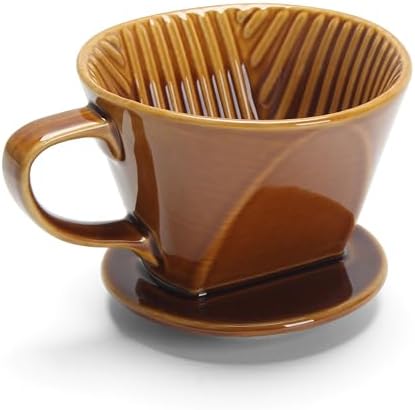 Ceramic Pour Over Coffee Maker, Small Size, Single Hole by YACEYACE