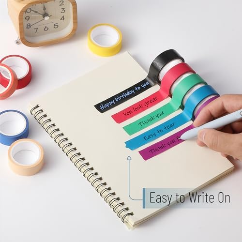 Mr. Pen- Washi Tape Set, 10 Rolls, 5.5 Yards/Roll, Washi Tape for Scrapbook - Image 3