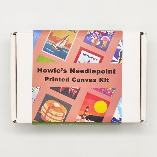 Howie's Needlepoint Needlepoint Kits, 18CT Printed Embroidery Pattern Starter Kits, Stamped Patterns Canvas Kits(Christmas Stocking - Cardinal Bird,4x6inch) - Image 3