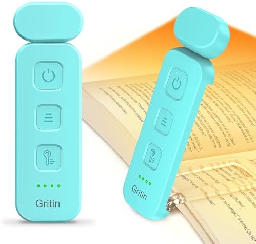 Gritin Reading Light, Rechargeable Book Light for Reading in Bed by Gritin