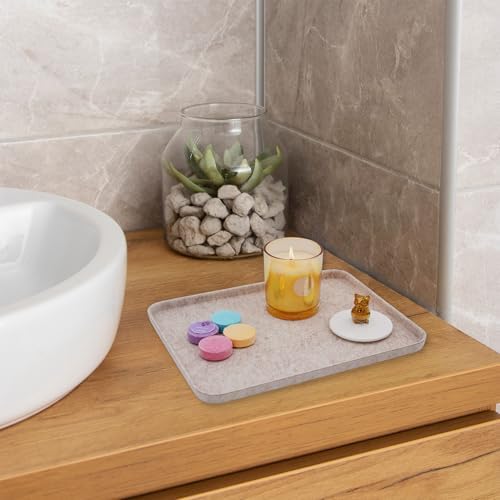 Welaxy Felt Tray Lid for Storage Bin Drawer Organizer Oatmeal Cap of Box - Image 4