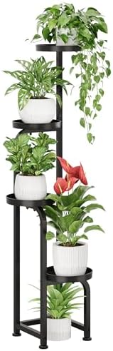 Bamworld Tall Plant Stand Indoor Outdoor Corner Metal Flower Pot Stands by Bamworld