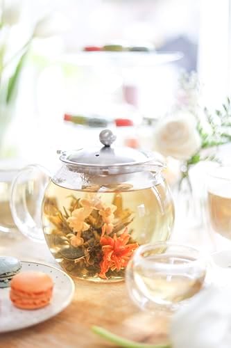 Teabloom All-in-One Glass Teapot and Tea Kettle – Heatproof Borosilicate Glass Tea Maker with Removable Stainless Steel Loose Tea Infuser – Classica Stovetop Tea Pot (40 oz / 1200 ml) - Image 4