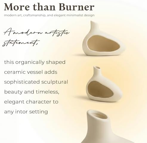 Handmade Ceramic Palo Santo Chimney Burner, Sage Burner with Ash Catcher - Image 4