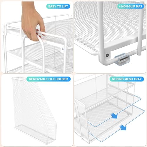 gianotter 4-Tier Paper Organizer With Magazine Holder - Image 6