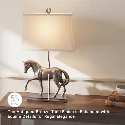 Signature Design by Ashley Sandorman Horse Table Lamp, Bronze - Image 4