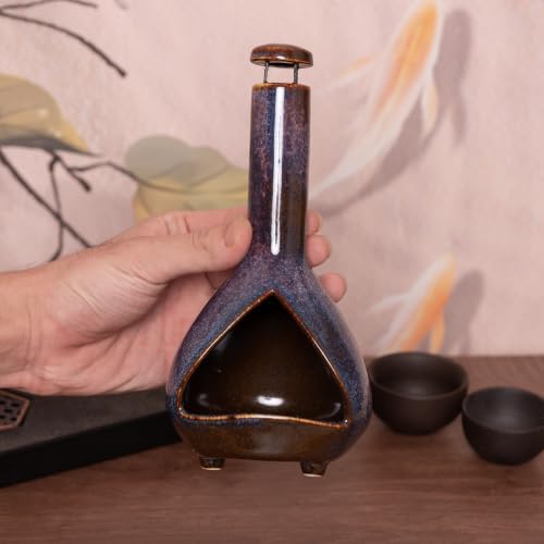 Ceramic Palo Santo Chimney Incense Burner for Palo Santo, Sage, Cones - Image 2