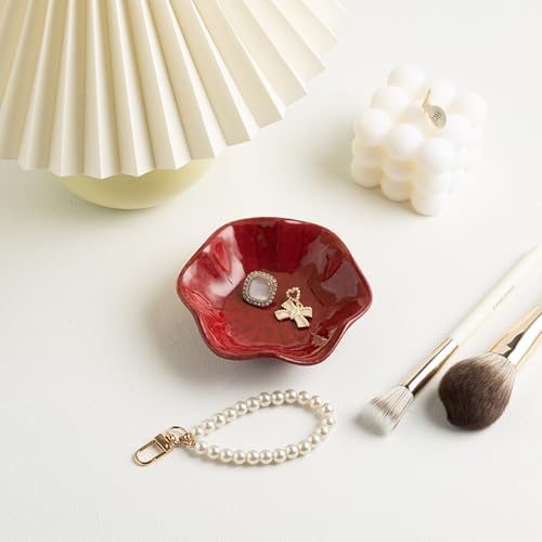 Ceramic Ring Dish, Jewelry Trinket Tray for Rings and Earrings - Image 6