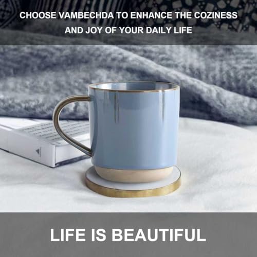 8 oz Ceramic Coffee Mug with Handle handmade in Japanese style American coffee latte suitable for office and home coffee bar - Image 4