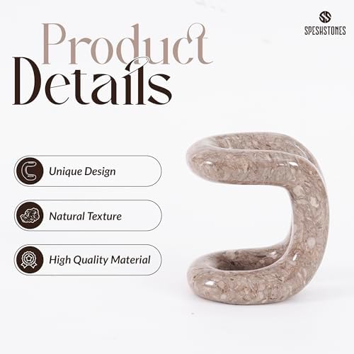 Marble Pen Holder for Desk, 4 Inch Stone Pencil Holder - Image 5