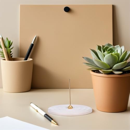Balacoo White Ceramic Incense Holder and Aromatherapy Burner, Minimalist Zen Stick Incense Stand for Meditation, Yoga, and Home Decor, Tabletop Fragrance Sticks Holder - Image 5