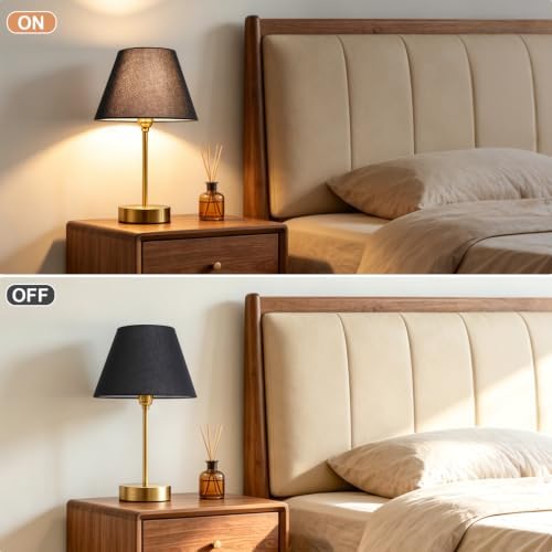 Black Lamp Shades Set of 2, Small 5.5" Top x 10" Bottom x 6.6" High - Image 4