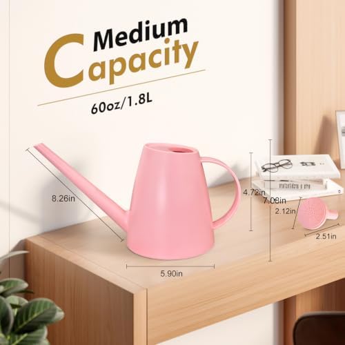 60 oz Watering Can, Watering Can Indoor Plants, Long Spout Small Water can - Image 4