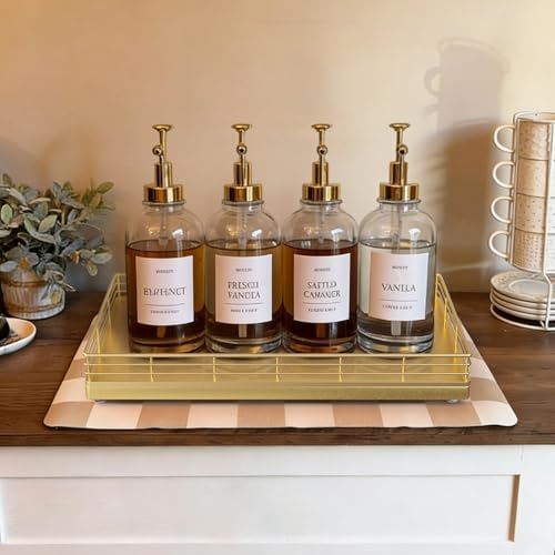 Bathroom Vanity Tray, 13" x 8" Oak Decorative Wooden Tray for Countertop - Image 3