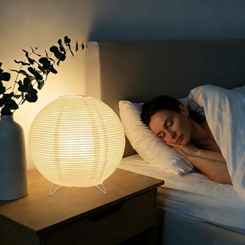 YY YEARCHY Rice Paper Table Lamp 9.8-inch Tall - Image 2