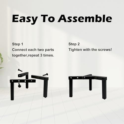 Three Legs Adjustable Metal Plant Stand for 5"-10" Plant Pot – Indoor & Outdoor (Black, 1 Pack) - Image 5