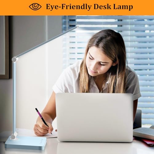 LED Desk Lamp with USB Ports,Touch Desk Lamps for Home Office with 5 Modes - Image 5